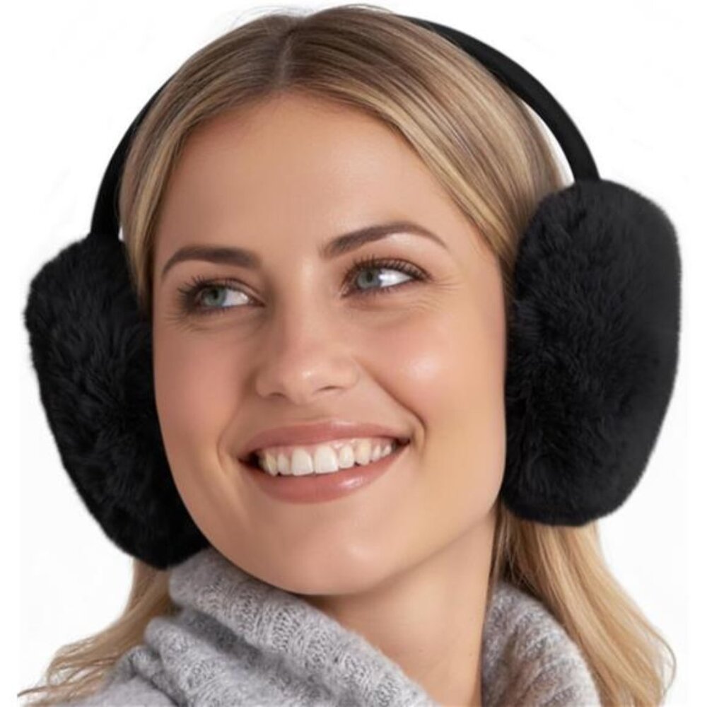 Ear Muffs Winter Women - Winter Ear Muffs for Women - Adjustable Fluffy Folding